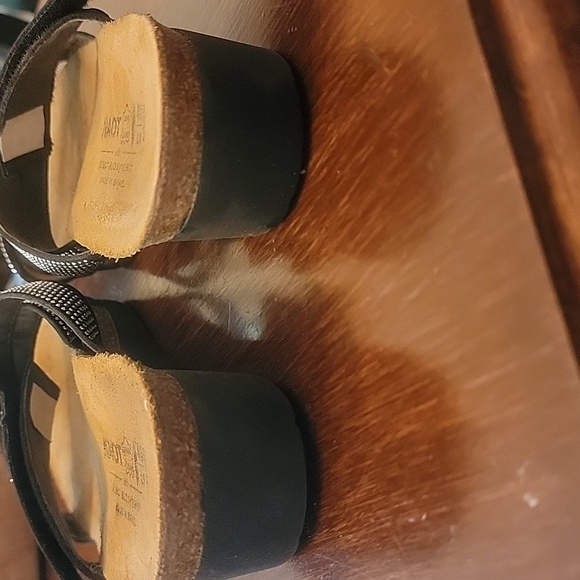 Naot Black and Silver Sandals - Picture 5 of 9